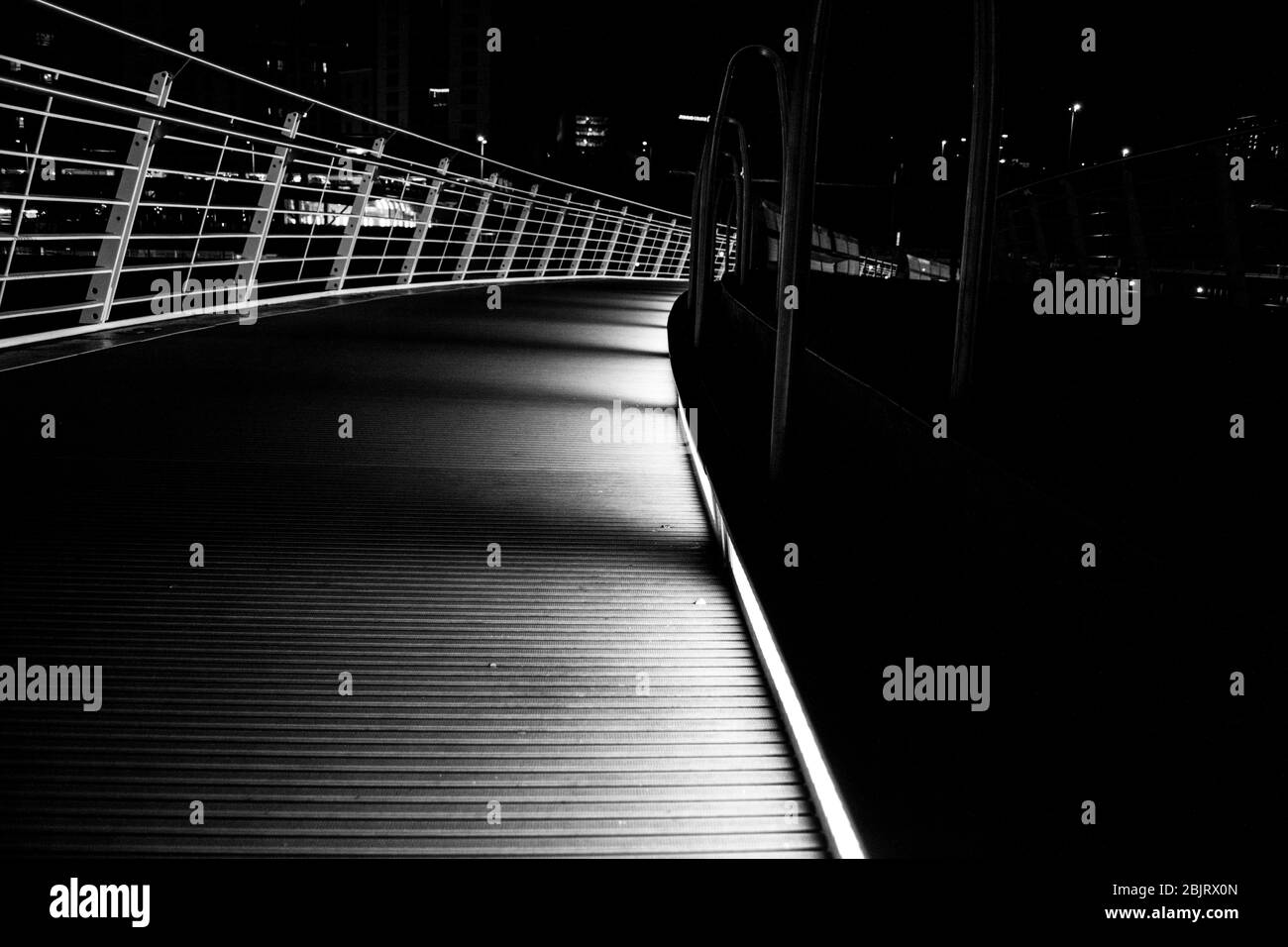 Die Millennium Bridge Stockfoto