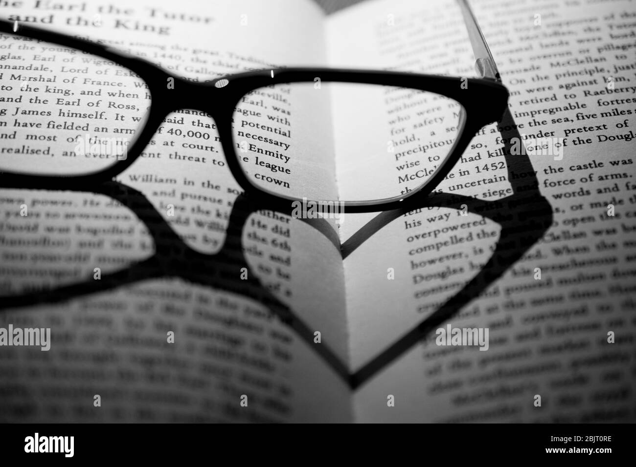 Liebe Bücher Stockfoto