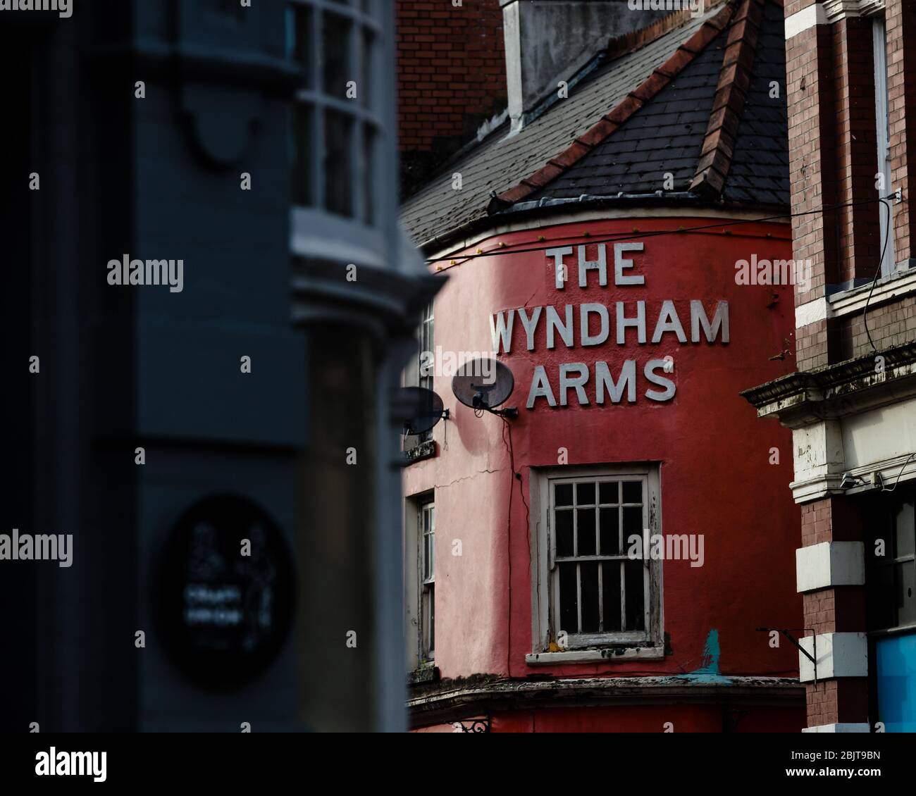 MERTHYR TYDFIL, WALES – 29. APRIL 2020 – The Wyndham Arms Pub. Eines der berühmtesten Pubs der Stadt. Stockfoto