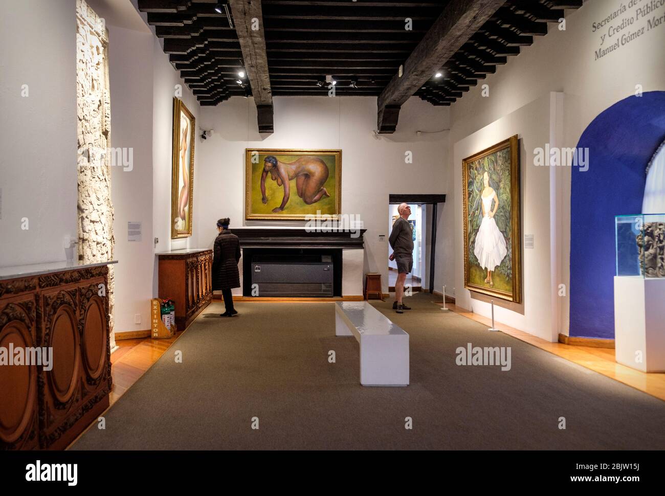 Museo Dolores Olmedo mit berühmter Sammlung von Frida Kahlo und Diego Rivera, Mexiko-Stadt, Mexiko Stockfoto