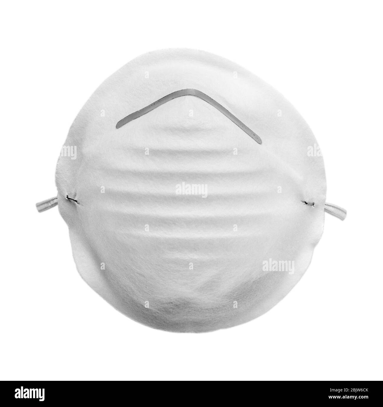 Chirurgische Medizinische Maske Vorderansicht Ausschnitt. Stockfoto Chirurgische Medizinische Maske Vorderansicht Ausschnitt. Stockfoto