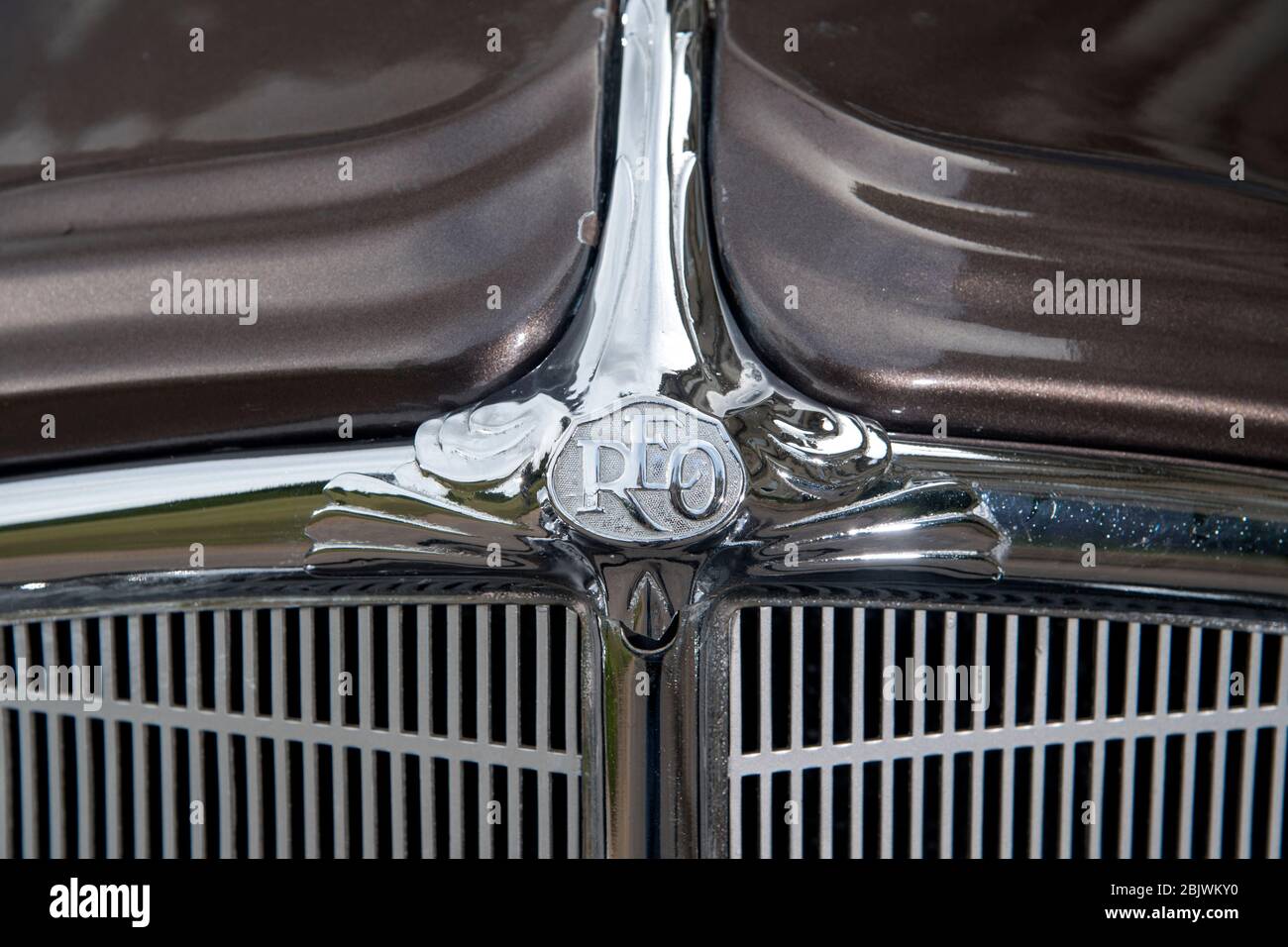 1935 REO Flying Cloud Coupé Klassiker amerikanischer Automobil Stockfoto