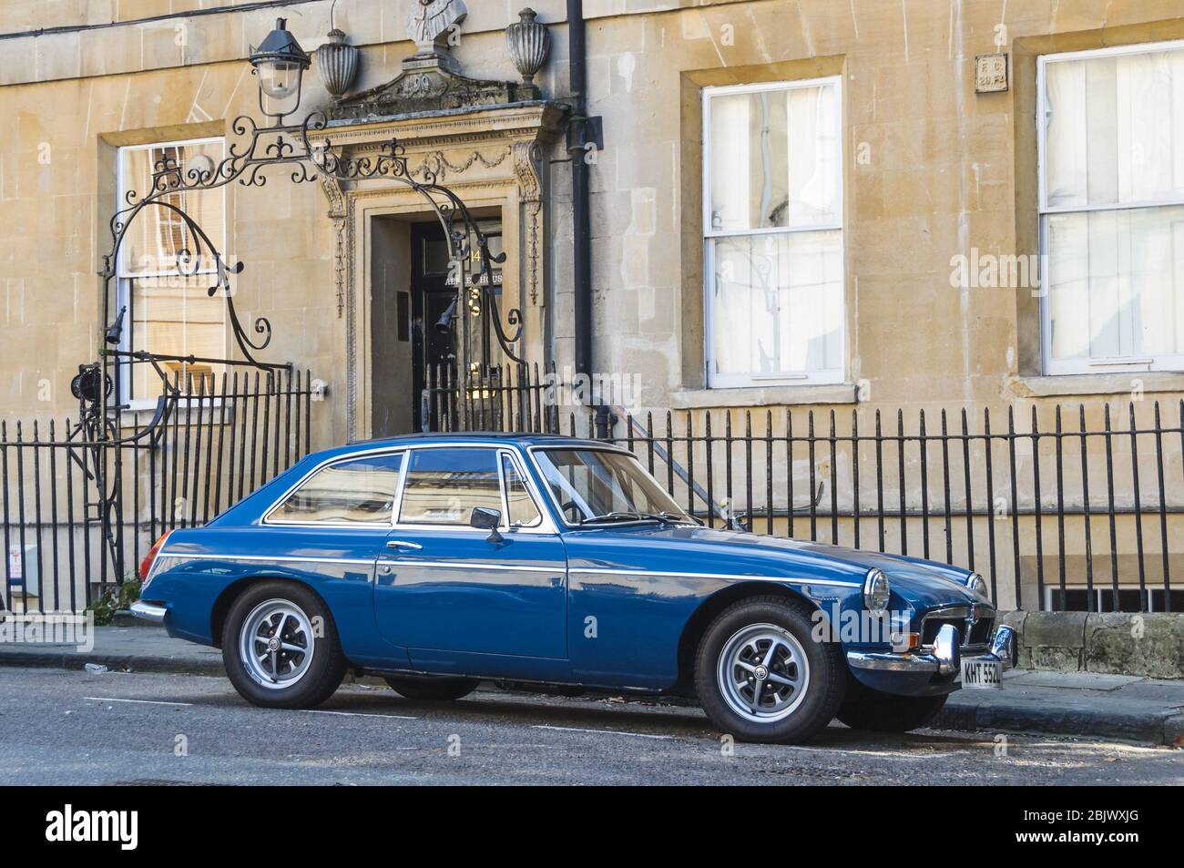 BLAU MG MGB GT Stockfoto