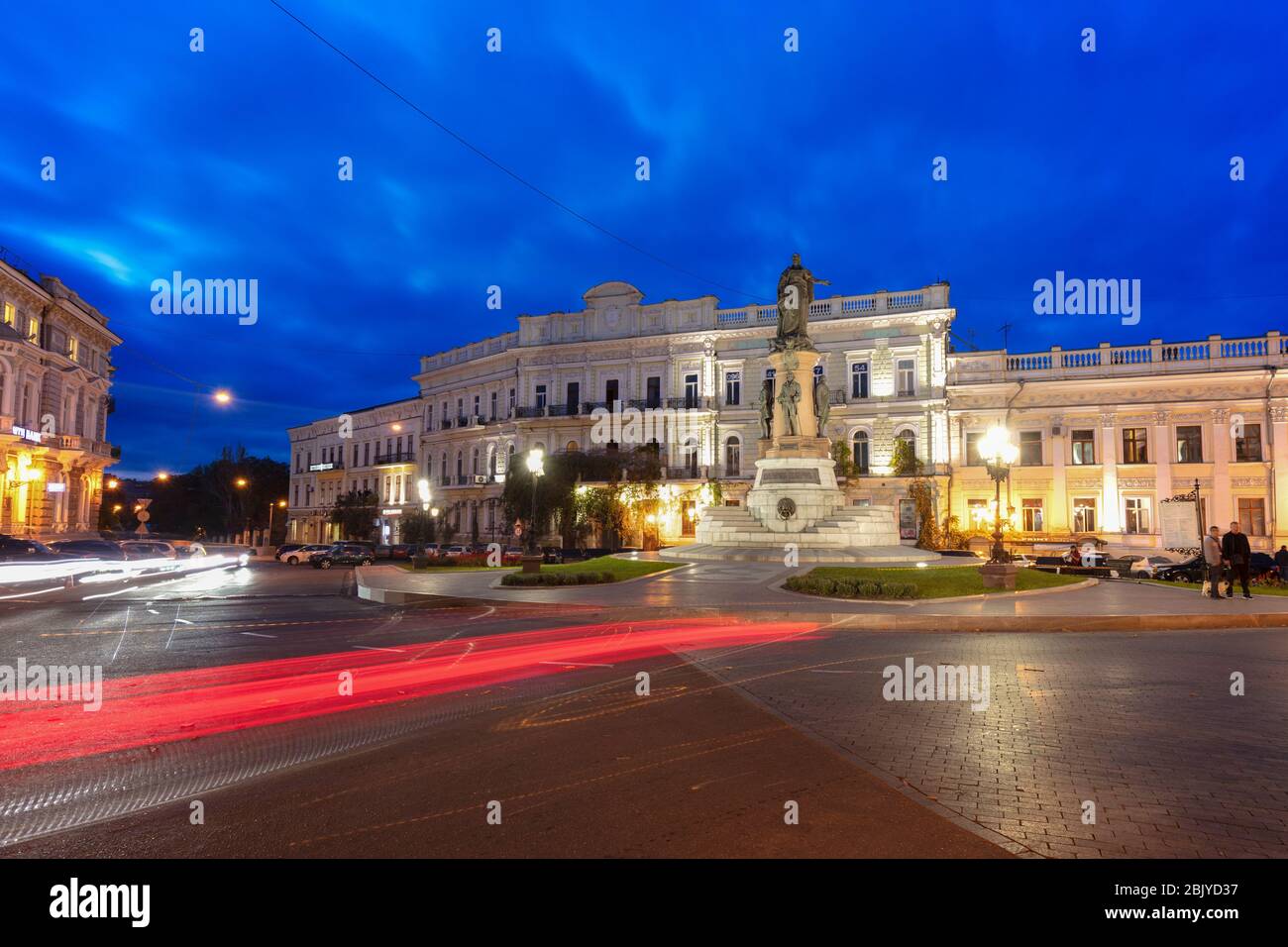Denkmal für Katharina II. In Odessa. Odessa, Odessa Oblast, Ukraine. Stockfoto