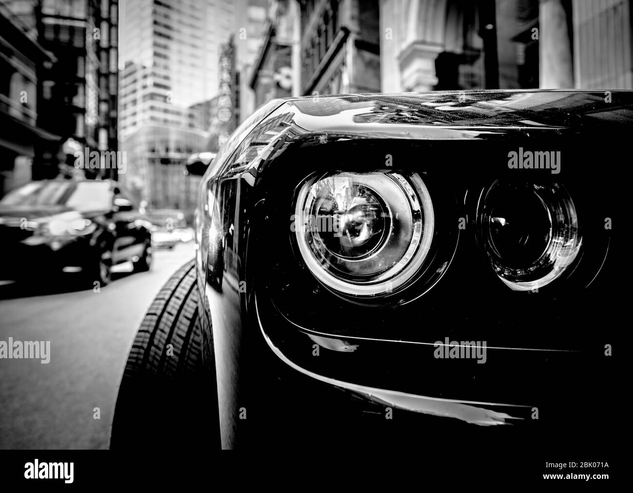 Malerische Boston Downtown Financial District und die Skyline der Stadt Stockfoto