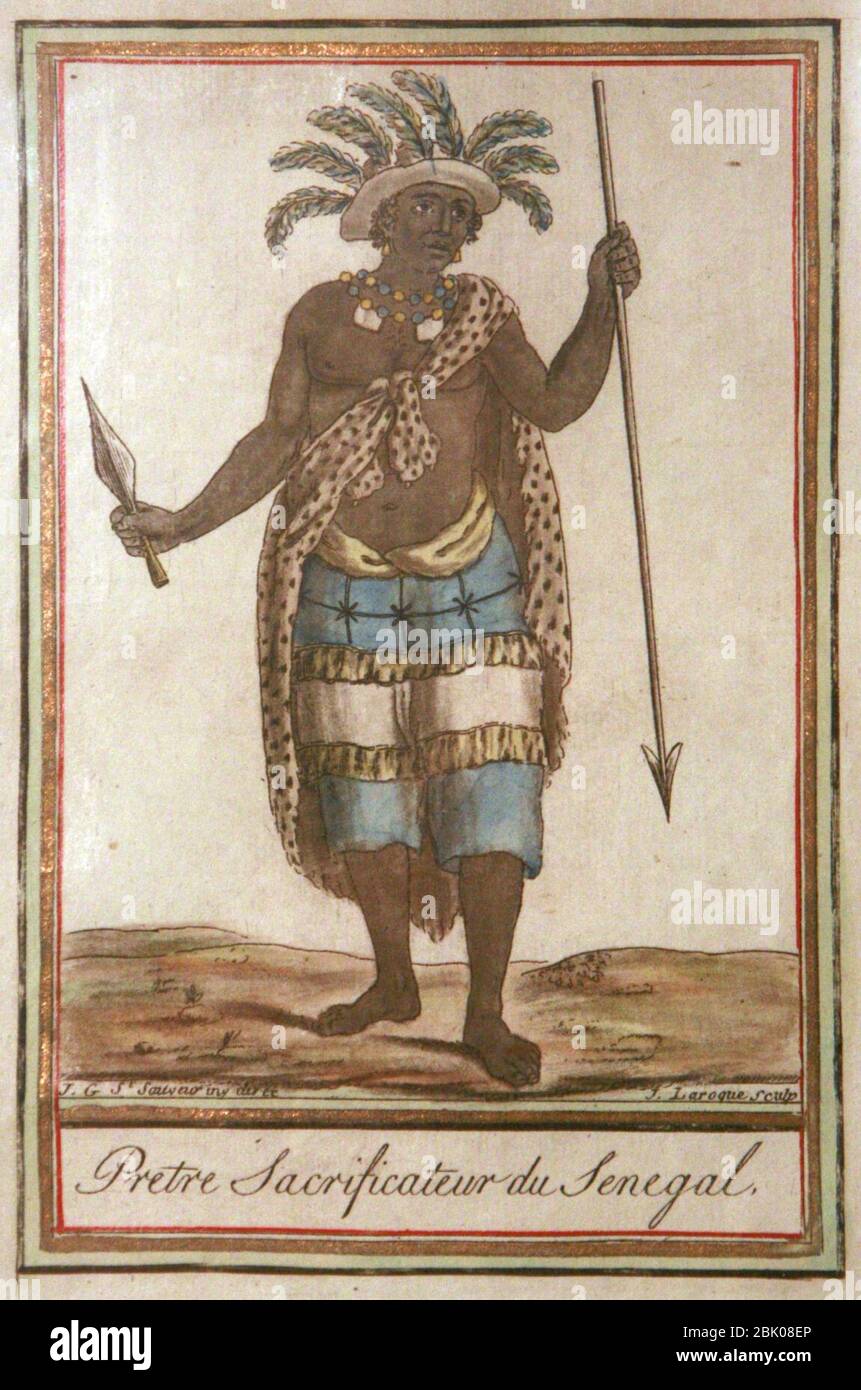 Hommes femmes et scènes du Sénégal-Jacques Grasset de Saint Sauveur mg 8494. Stockfoto