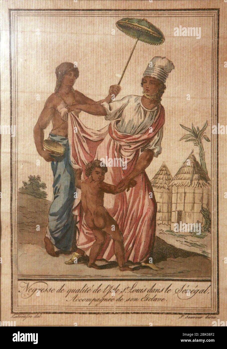 Hommes femmes et scènes du Sénégal-Jacques Grasset de Saint Sauveur mg 8495. Stockfoto