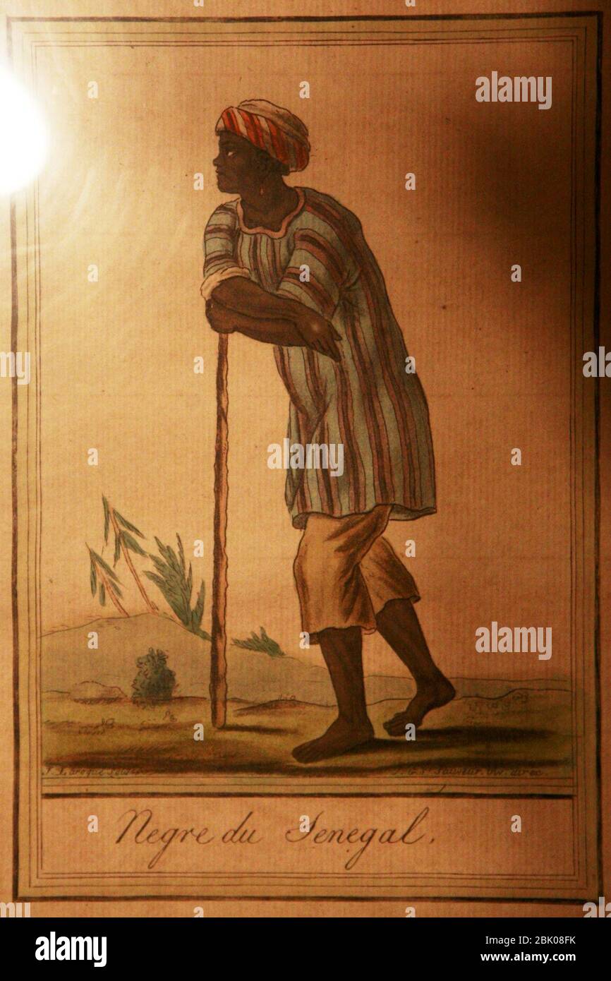 Hommes femmes et scènes du Sénégal-Jacques Grasset de Saint Sauveur mg 8496. Stockfoto