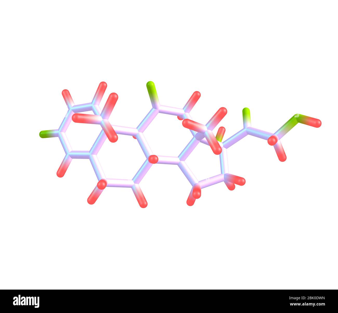 Prednison ist ein synthetisches Kortikosteroid-Medikament, das besonders wirksam als Immunsuppressivum ist. Es wird verwendet, um bestimmte entzündliche di zu behandeln Stockfoto