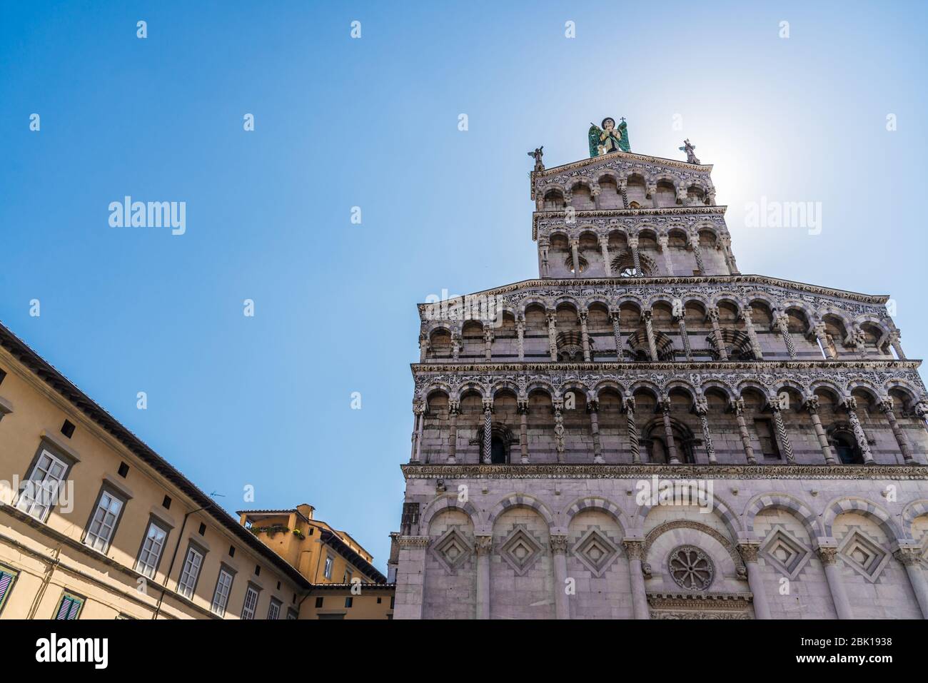 San Martin Kathedrale in der antiken Stadt Lucca, Italien. Stockfoto