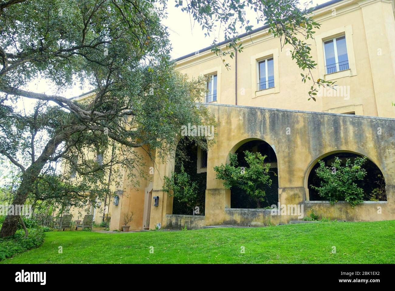 Haus - Torrecchia Vecchia - Cisterna di Latina, Italien Stockfoto