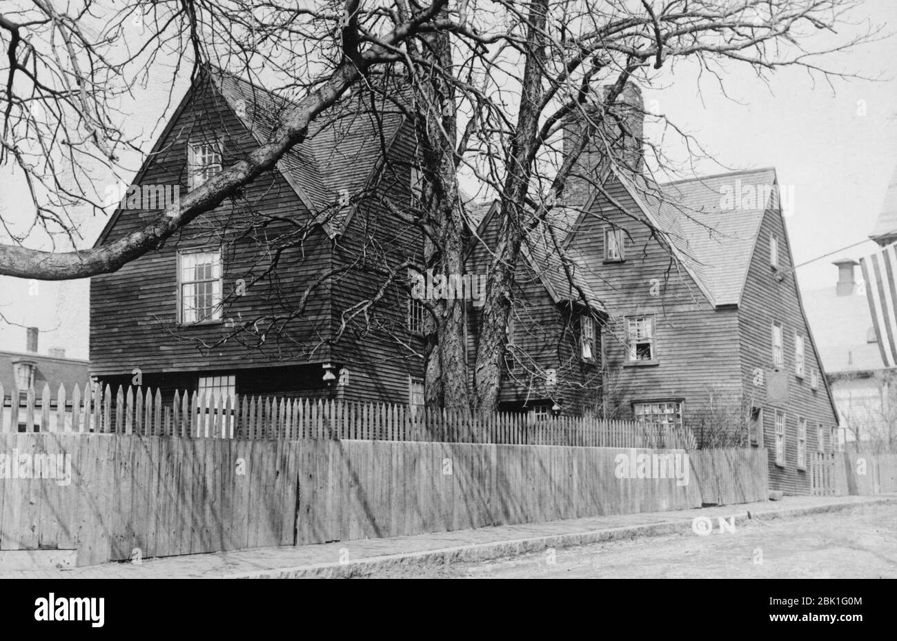 Haus der sieben Giebeln Stockfoto