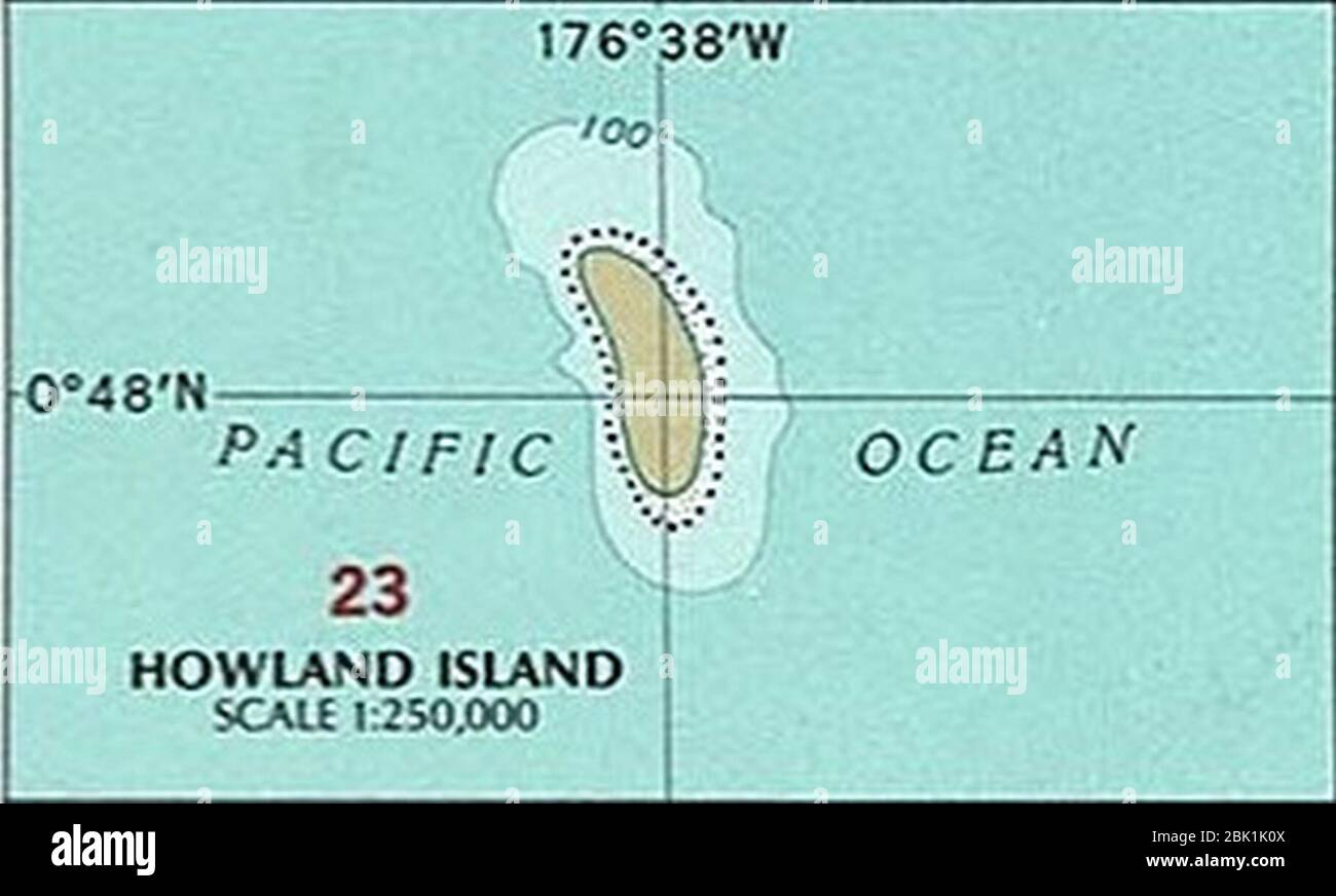 Howland Island 2. Stockfoto