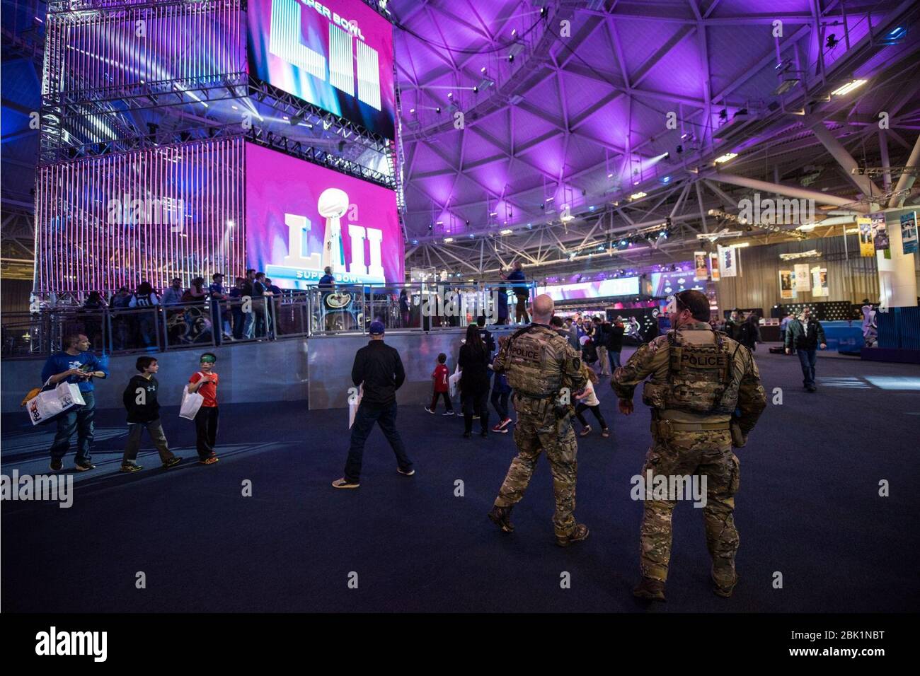 HSI SRT Sicherheit im Minneapolis Convention Center Stockfoto