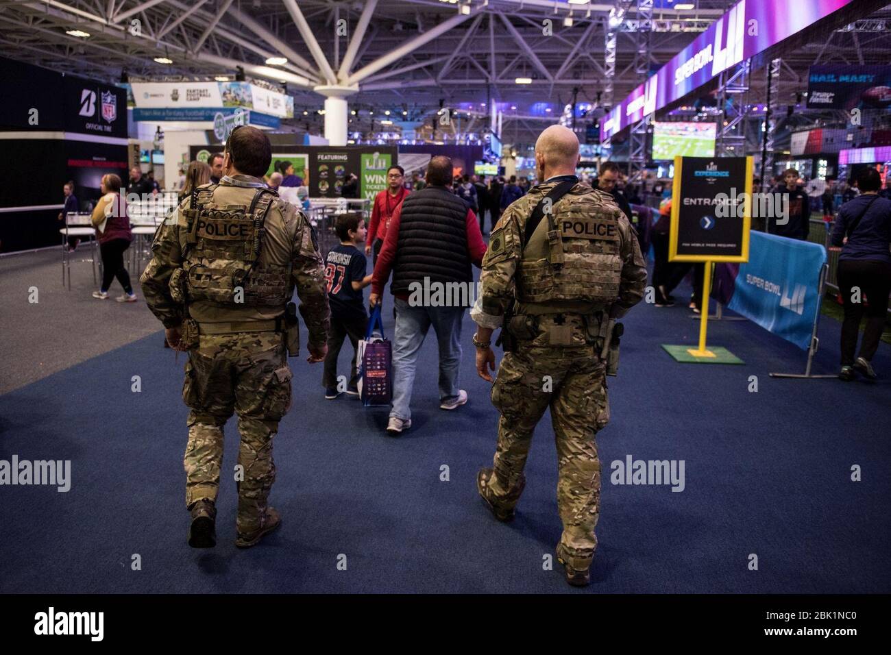 HSI SRT Sicherheit im Minneapolis Convention Center Stockfoto