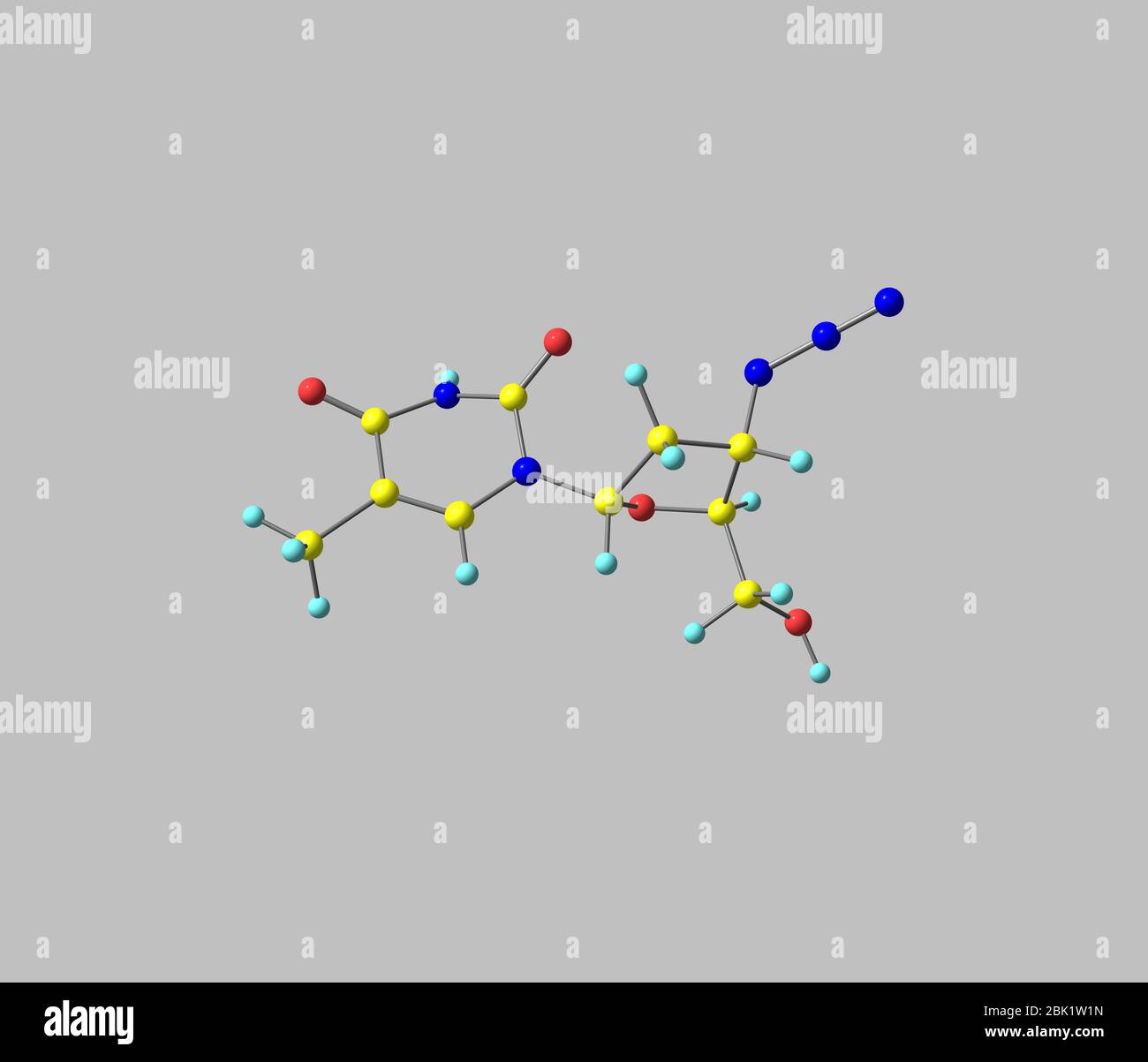 Nukleosidanaloger reverse transkriptase inhibitor Fotos und