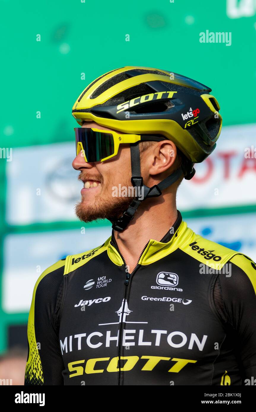 matteo trentin (ita) (mitchelton-scott) während des Giro di Lombardia 2019, bergamo-como, Italien, 12. Oktober 2019 Stockfoto
