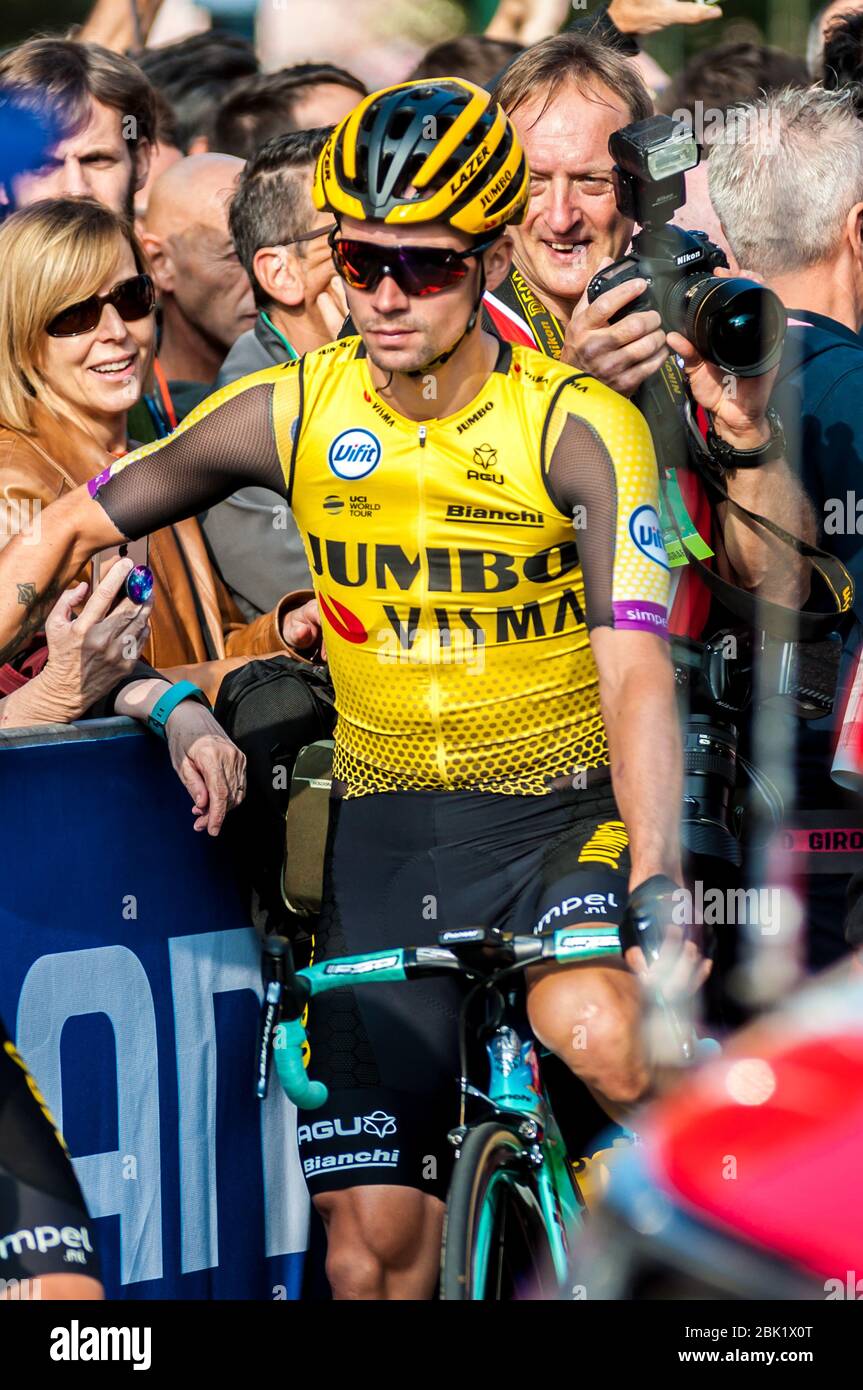 rogliČ primož (slo) (Team Jumbo-visma) während des Giro di Lombardia 2019, , bergamo-como, Italien, 12. Oktober 2019 Stockfoto