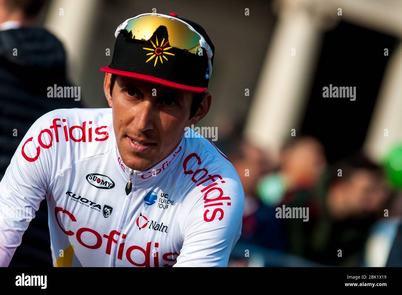 stéphane rossetto (Fra) (cofidis , Solutions crédits) während des Giro di Lombardia 2019, , bergamo-como, Italien, 12. Oktober 2019 Stockfoto