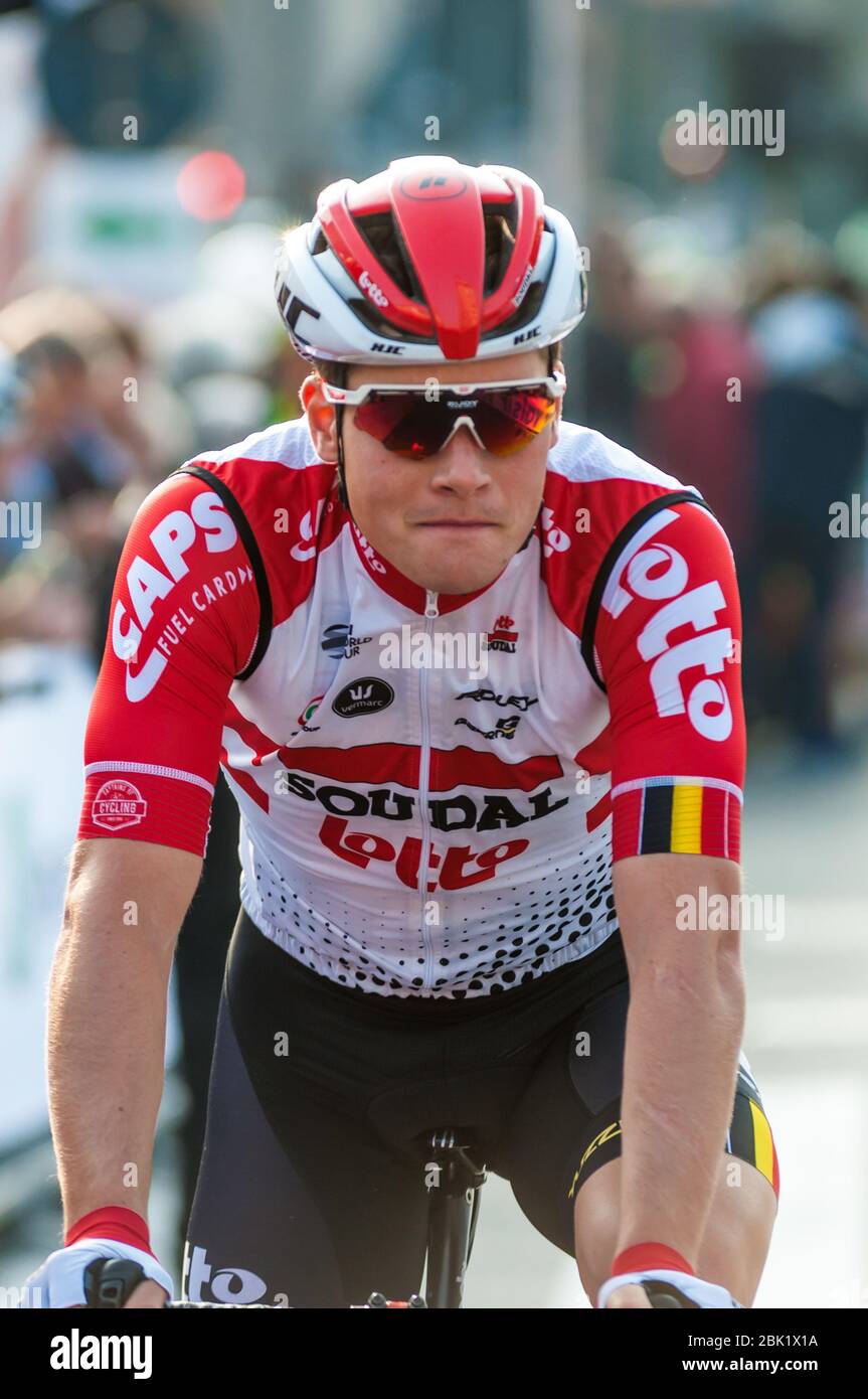 tim wellens (bel) (Lotto soudal) während des Giro di Lombardia 2019, , bergamo-como, Italien, 12. Oktober 2019 Stockfoto
