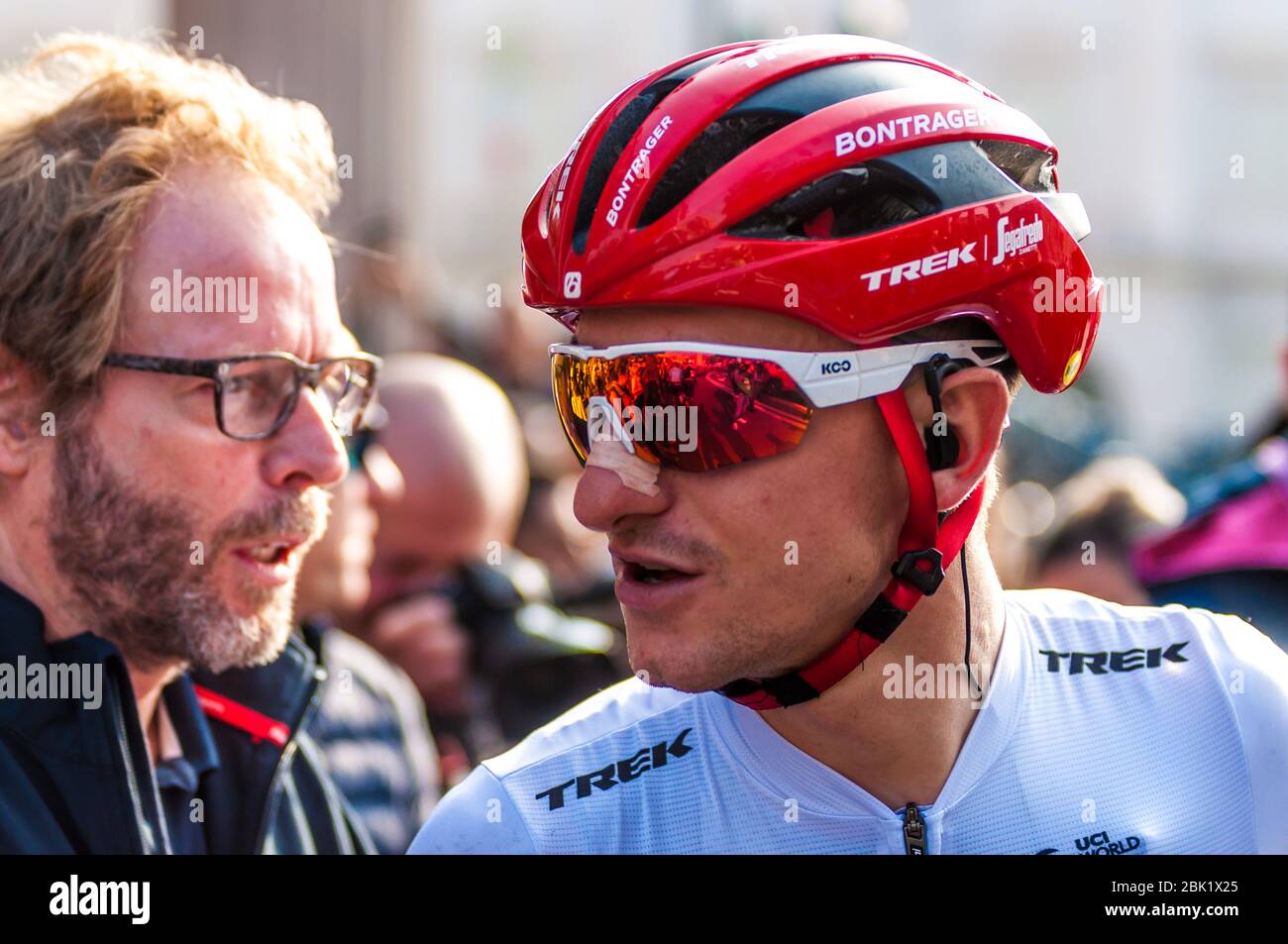 giulio ciccone (ita) (Trek - segafredo) während des Giro di Lombardia 2019, , bergamo-como, Italien, 12. Oktober 2019 Stockfoto