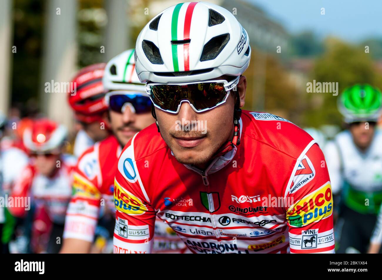 fausto masnada (ita) (androni giocattoli - sidermec) während des Giro di Lombardia 2019, , bergamo-como, Italien, 12. Oktober 2019 Stockfoto