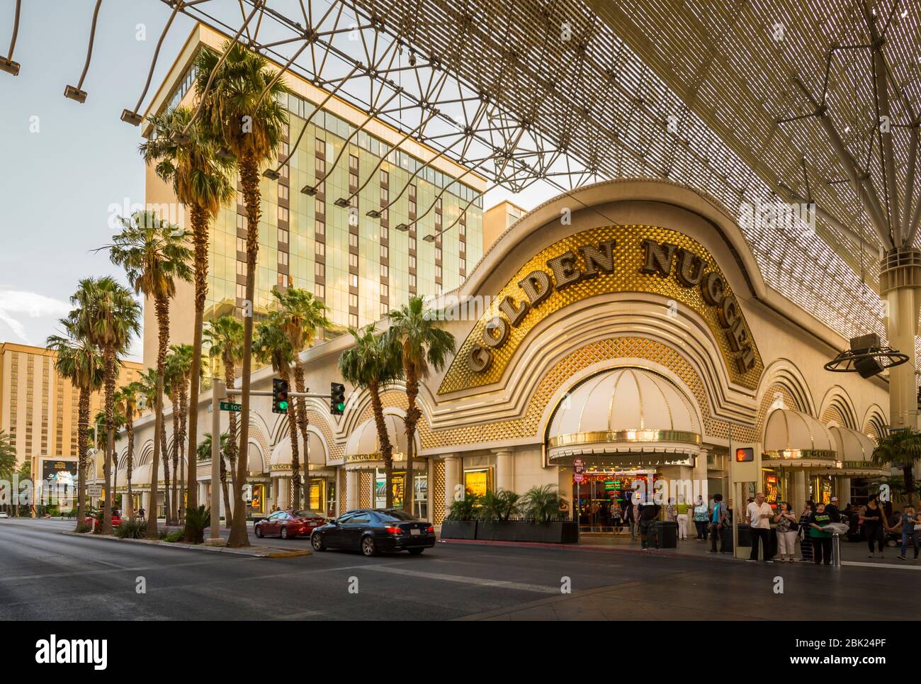 Das Golden Nugget in der Fremont Street Experience, Downtown, Las Vegas, Nevada, USA, Nordamerika Stockfoto