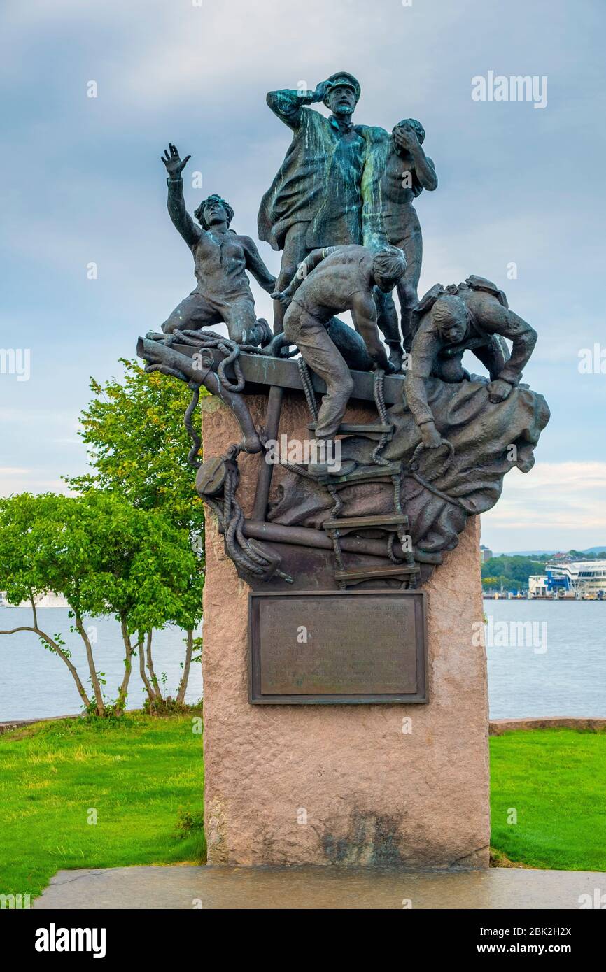 Oslo, Ostlandet / Norwegen 2019/08/31 Norwegische Seefahrtsdenkmal