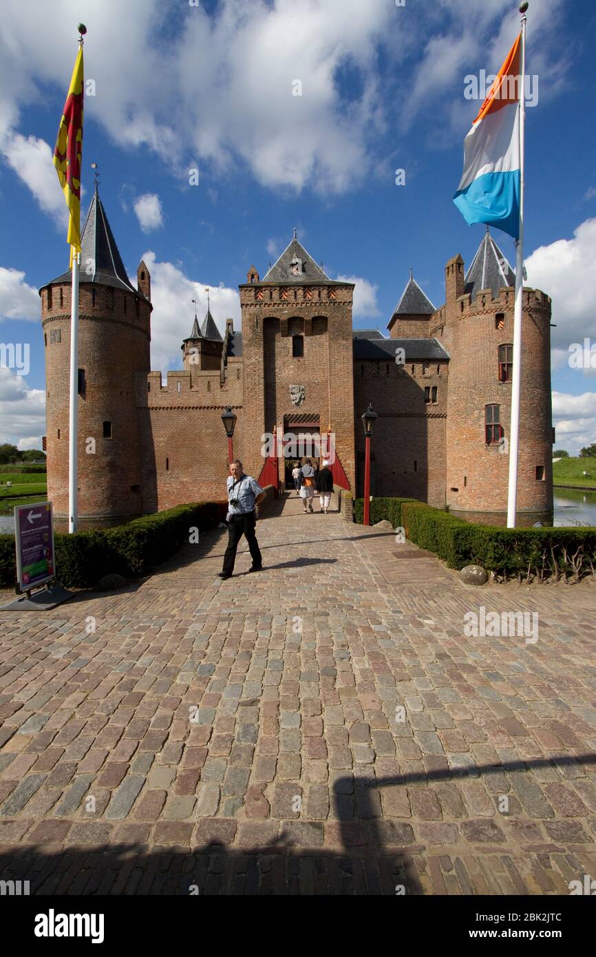 Muiderslot Castle in der Nähe von Amsterdam - Niederlande Stockfoto