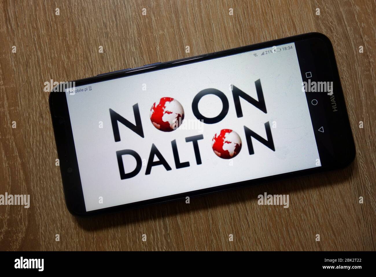 Noon Dalton Logo auf Smartphone angezeigt Stockfoto