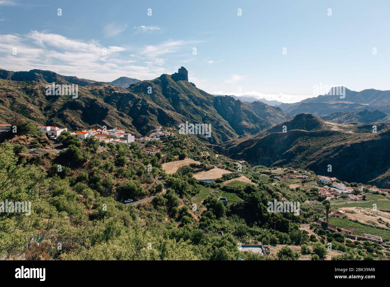 Hin- und Rückfahrt auf gran canaria Stockfoto