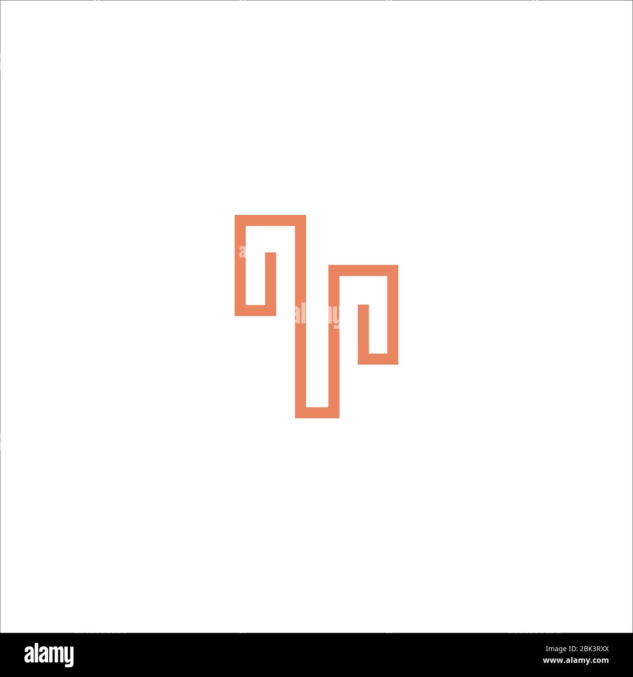 Vorlage für TT-Logo oder Vektorgrafik mit Anfangsbuchstaben Stock Vektor