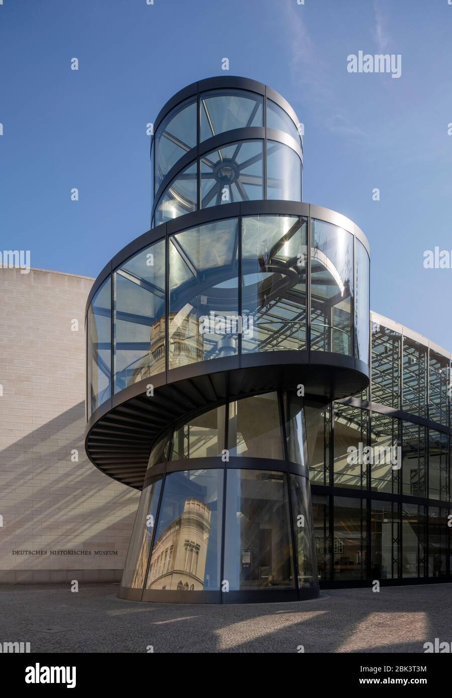Berlin, Deutsches Historisches Museum, Erweiterungsbau von I. M. Pei 2009 Stockfoto