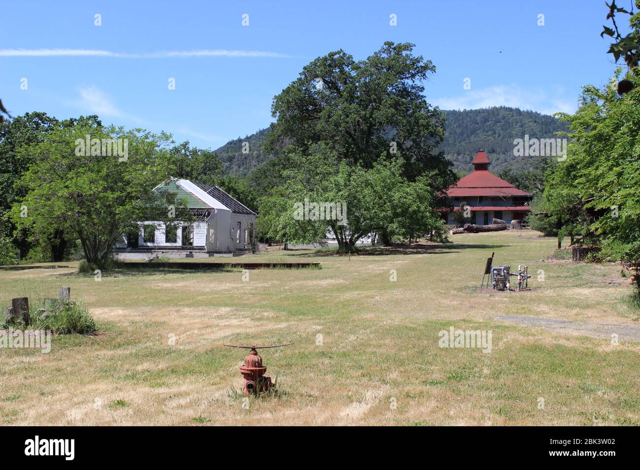 Aetna Springs Resort, Napa County, Kalifornien Stockfoto