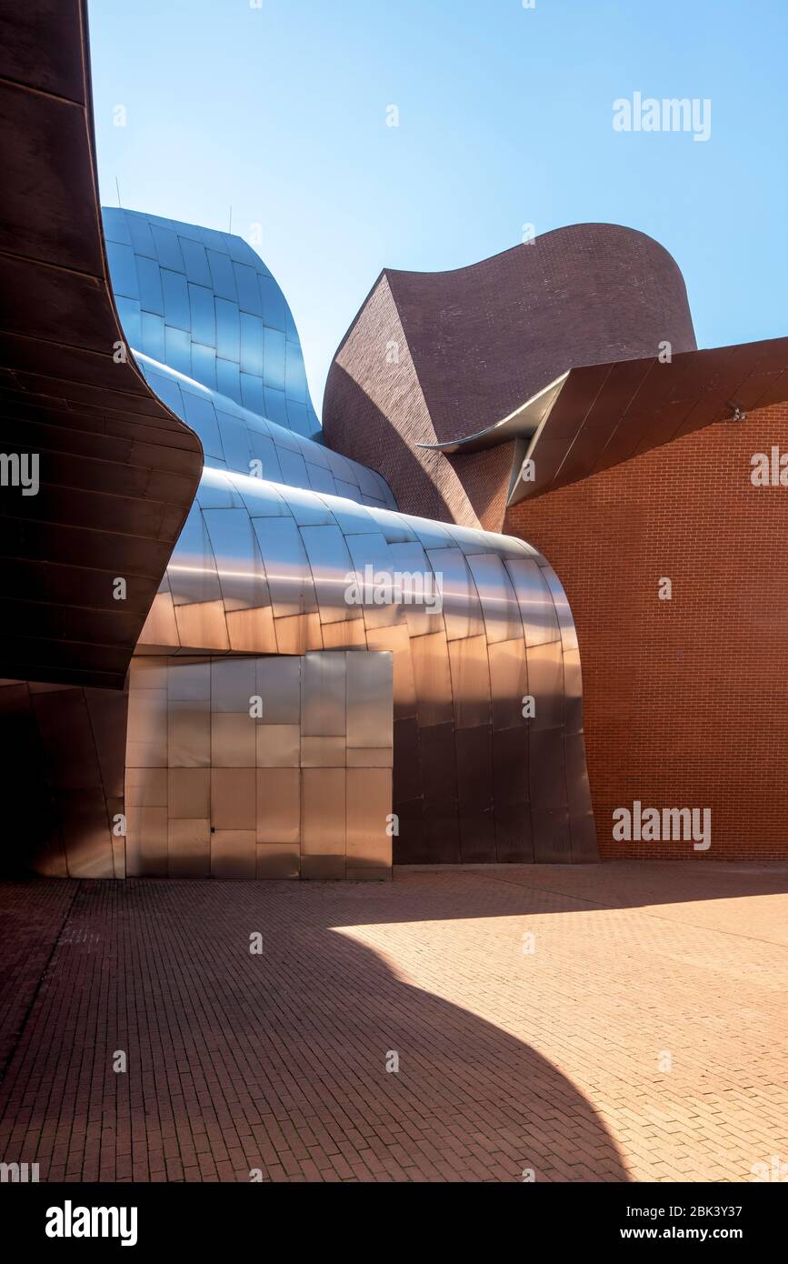 Herford, Museum für zeitgenössische Kunst, 2005 von Frank Gehry erbaut Stockfoto