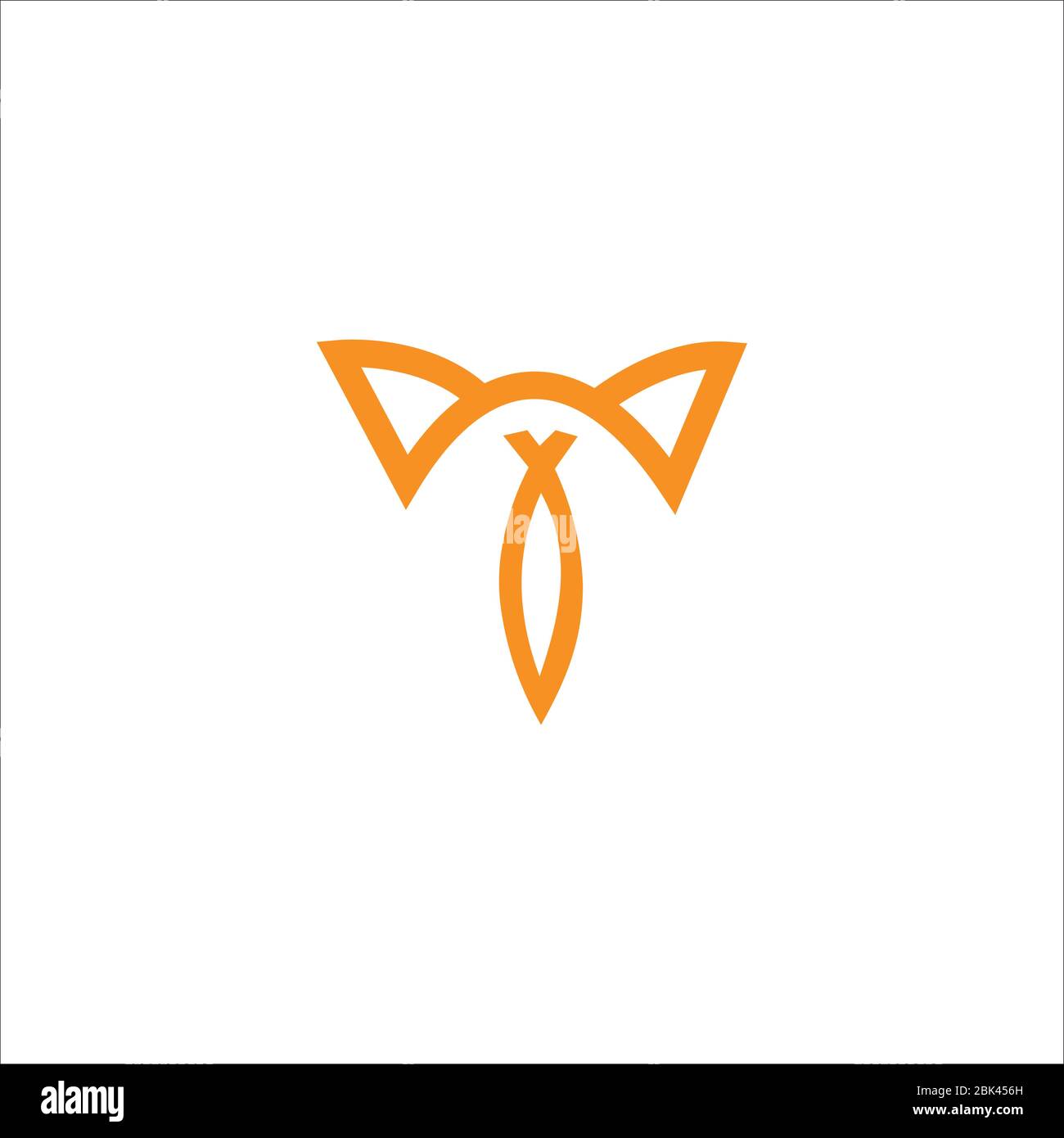 Vorlage für TT-Logo oder Vektorgrafik mit Anfangsbuchstaben Stock Vektor