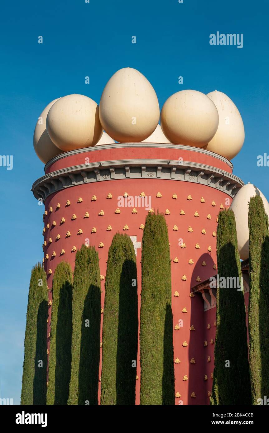 Das Dali Theater und Museum in Figueres, in Katalonien, Spanien Stockfoto