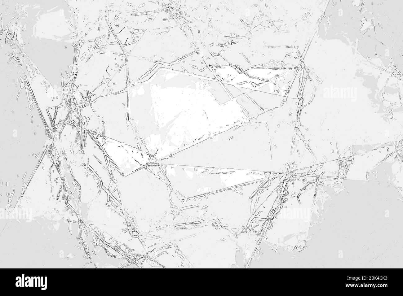 Textur aus schwarzen und weißen Linien, Kratzer. Abstrakte monochrome Linien Hintergrund. Stockfoto