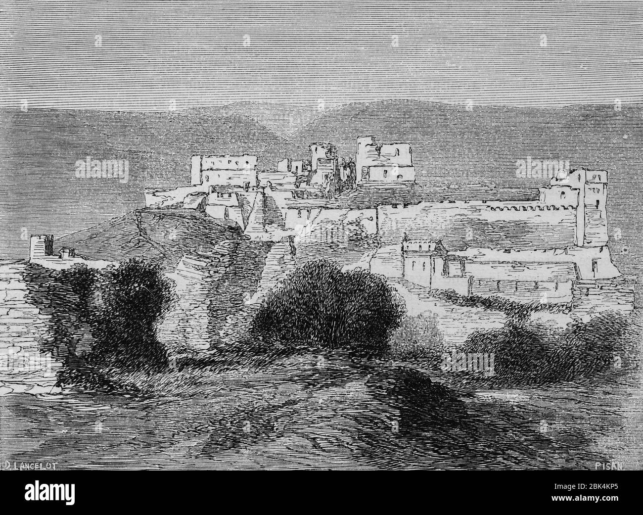 Le Rheinfels, Le Rhin von Victor Hugo, Paris um 1843 Stockfoto