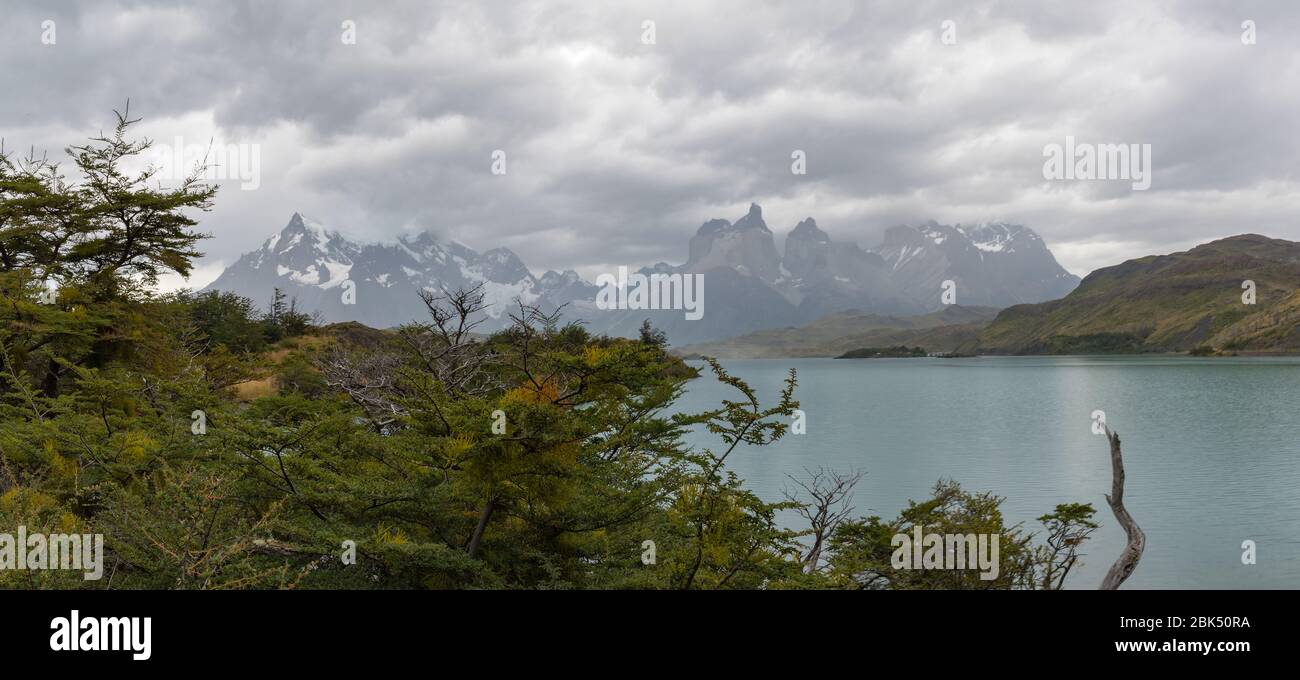 Nordenskjold See im Torres del Paine Nationalpark, Chile Stockfoto