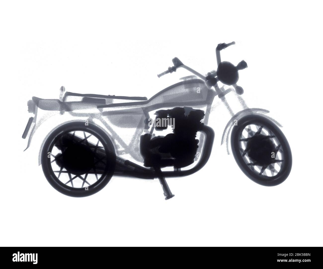 Motorrad, Röntgen. Stockfoto