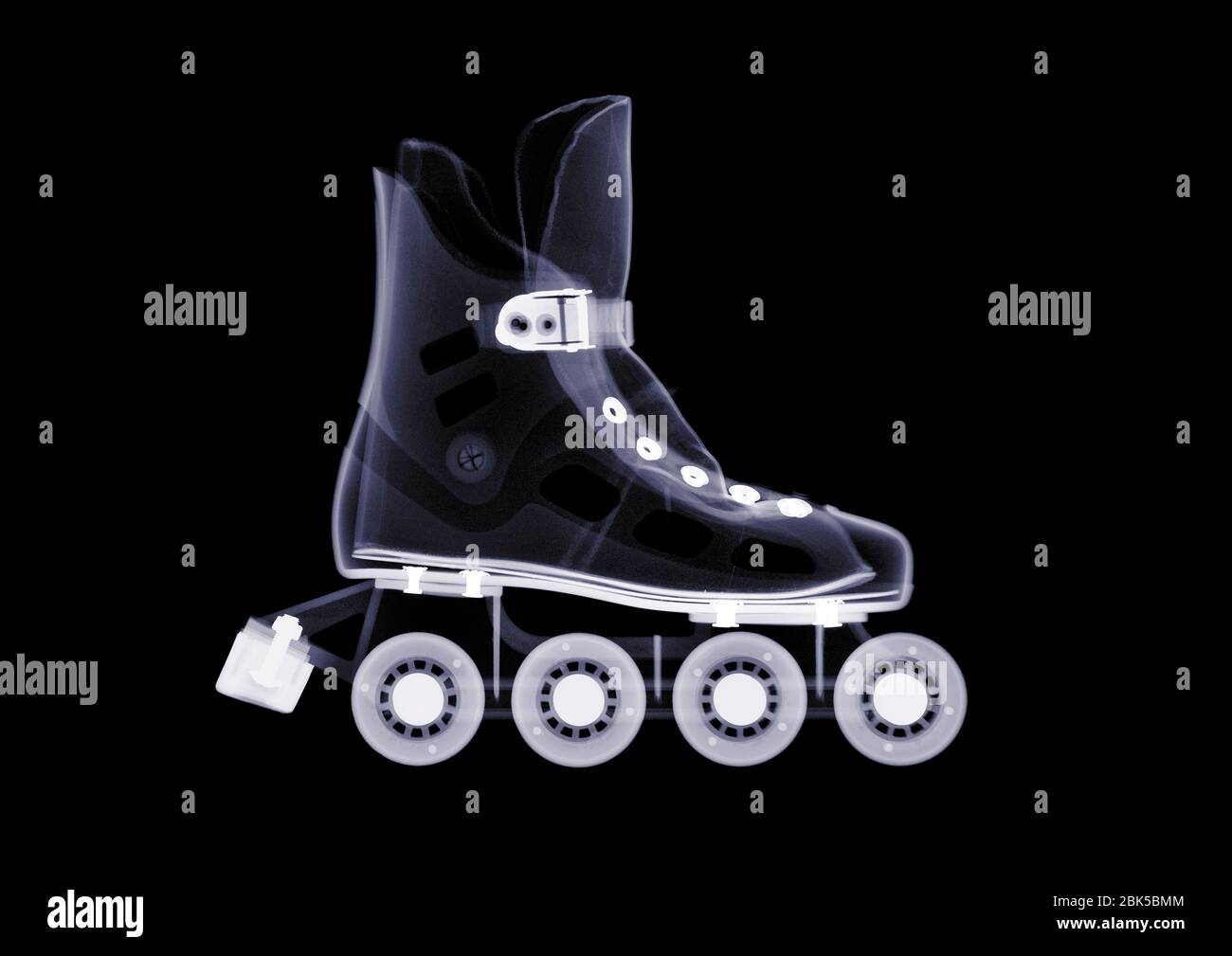 Inline-Skate, Röntgenaufnahmen. Stockfoto