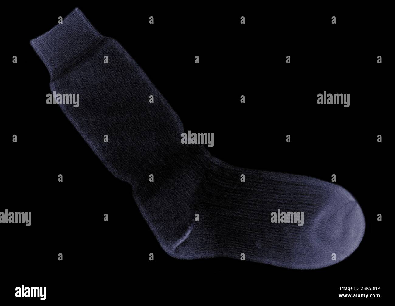 Socken, Röntgenstrahlen. Stockfoto
