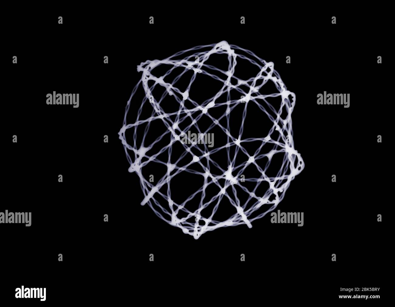 Metallkugel Ornament, Röntgen. Stockfoto