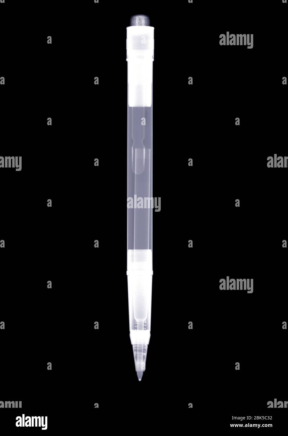Kugelschreiber, Röntgen. Stockfoto