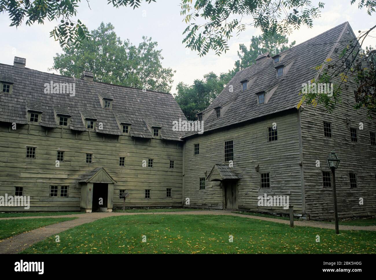 Vermähungshaus, Historische Stätte Des Ephrata Cloister, Pennsylvania Stockfoto