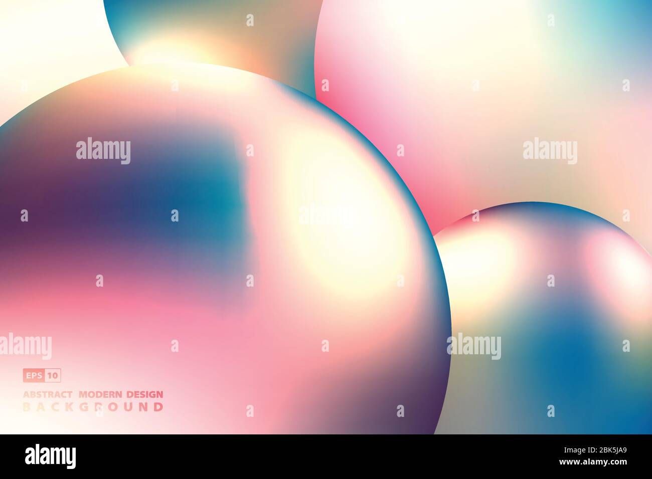 Abstrakte Flüssigkeit Kugel Kugel Design Kunstwerk bunten Hintergrund. Verwenden Sie für Anzeige, Poster, Bildmaterial, Vorlagendesign, Druck. Illustration Vektor eps10 Stock Vektor