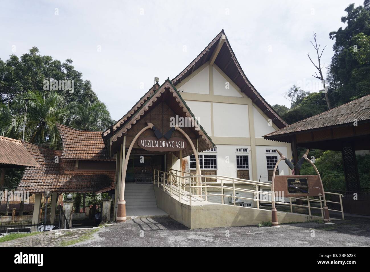 Orang Asli Museum ist ein Museum in Gombak, Selangor, Stockfoto