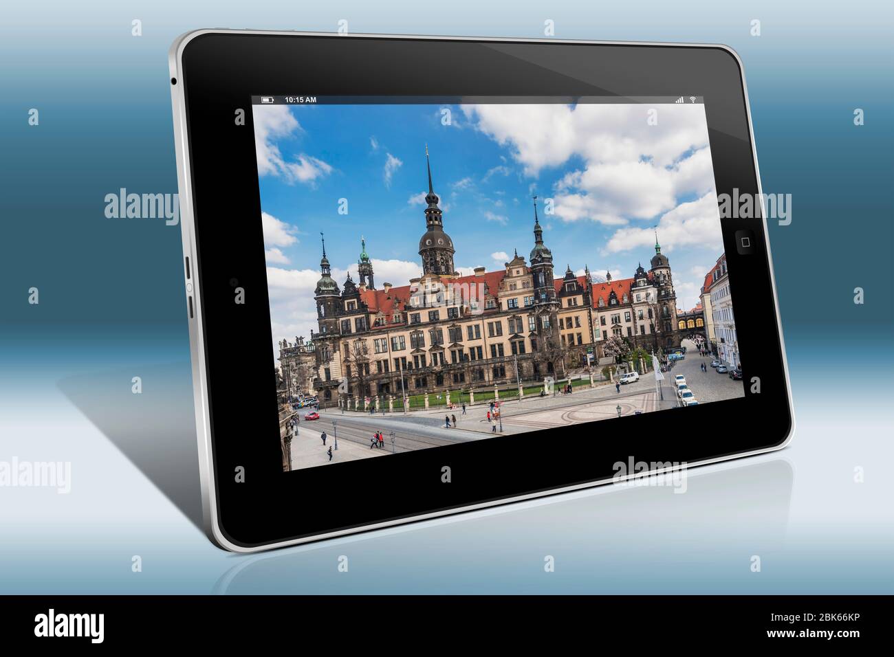 Blick auf das Königspalast Dresden, Dresden, Sachsen, Deutschland, Europa Stockfoto