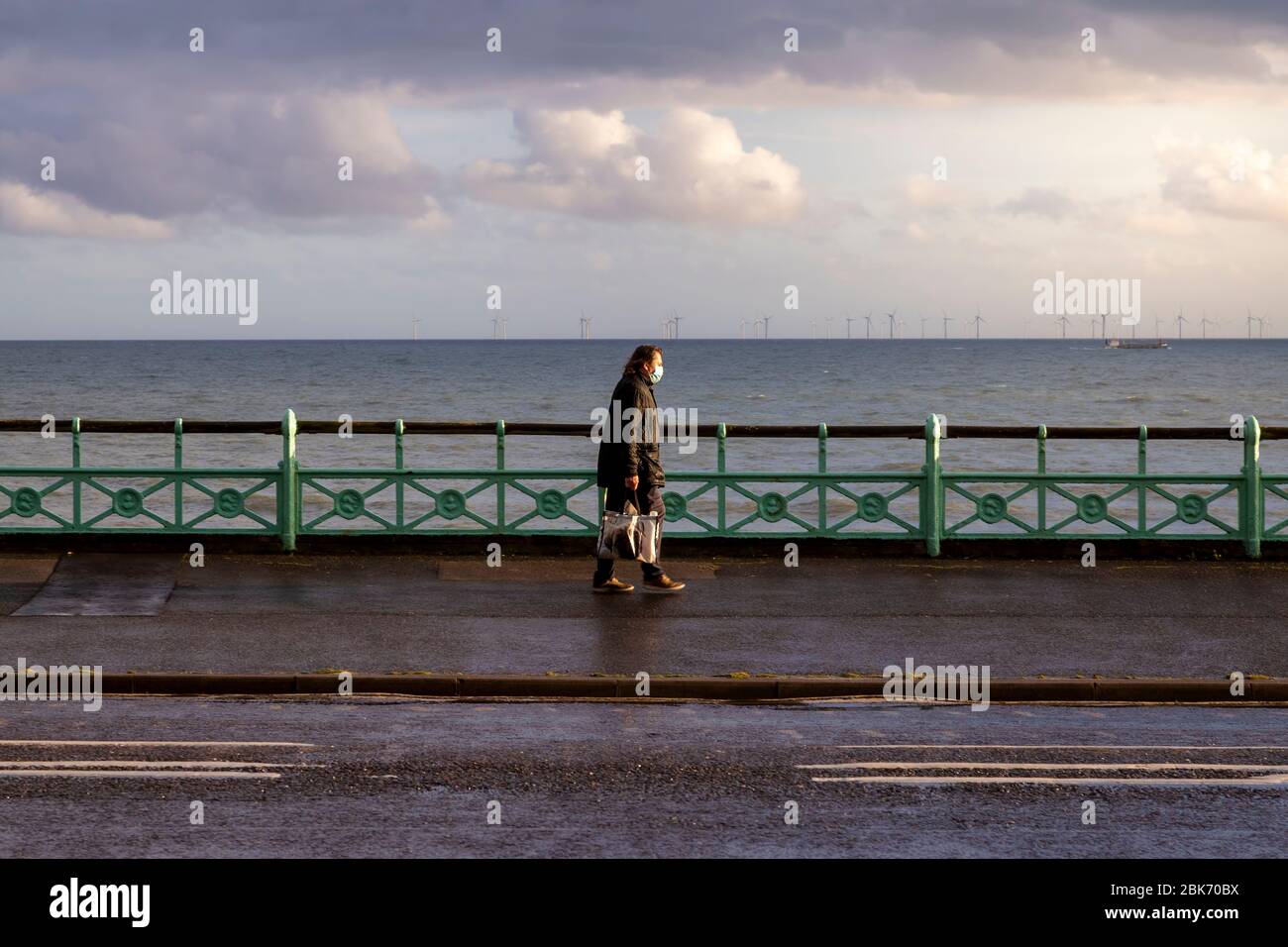 Die Straßen von Brighton während der Sperre für Covid-19 Stockfoto